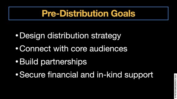 Pre-Distribution Goals